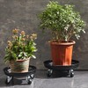 2 Pack 16" Heavy Duty Plant Dolly with Wheels, 320lbs