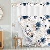 Tititex No Hooks Snap in Liner Rustic Navy Blue Floral