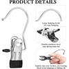 WADY 20PCS Laundry Hanging Hooks Stainless Steel Adjustable Boot Hangers