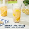 US Acrylic Café Plastic Reusable Tumblers (Set of 12) 32-ounce
