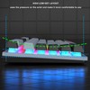 Gaming Keyboard 87 Keys ABS Keycaps RGB Backlit Contrast Color