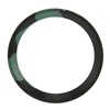 38mm Diameter GMT Watch Bezel Insert Ring Black Green Base