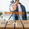 6 Pack Locking Spring Cable Clips, Rotatable Cord Organizer with