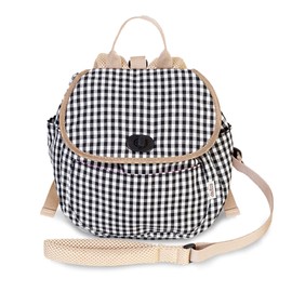 Dad'cco Harness Backpack, For Children, With Harness, Baby Backpack, Rucksack Backpack, Baby Lash, 1st Birthday Gift, Cookie & Cream, 1 piece (x 1)