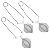 SUNTRADE Handle Stainless Steel Mesh Snap Ball Loose Leaf Tea
