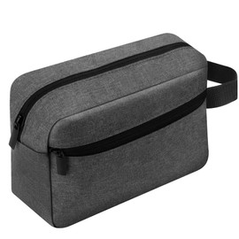 Toiletry Bag for Men, Portable Travel Wash Bag Waterproof Shaving Bag Toiletries Accessories Cosmetic Bag Make Up Bag, Gym Shower Bathroom Makeup Bag with Handle (Grey)