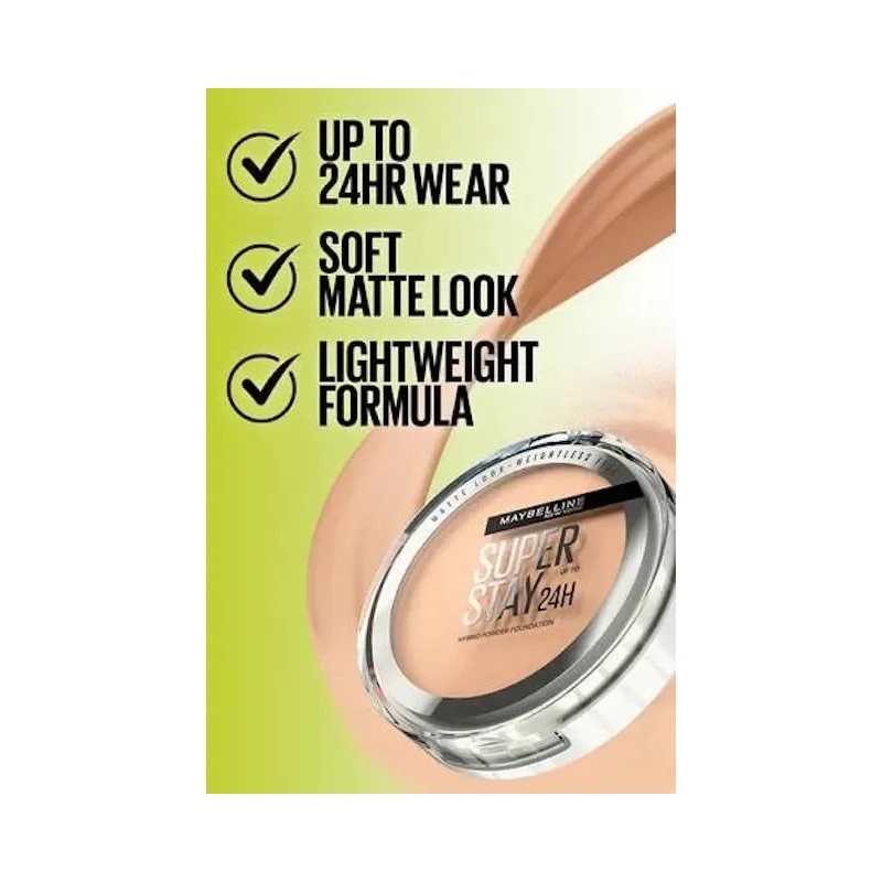 Maybelline Super Stay Polvo Híbrido Cobertura Total Tono 102