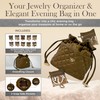 PurseN Ultra Jewelry Case - 10 Removable Pouches - Converts