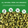 Jiva Organic Green Cardamom Pods Whole - Non-GMO, Premium Quality,