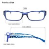 Madison Avenue 4 Pack Multicolor Blue Light Blocking Reading Glasses
