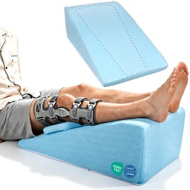 Knee Surgery Pillow Straight Double Leg for Swelling & Blood Circulation
