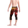 Bucwild Sports 3/4 Basketball Compression Pants Tights for Youth Boys