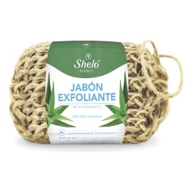 Jabón Exfoliante Artesanal Algas Sheló Nabel Vegano Cuidado Corporal 12g