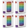 KAMACA Pack of 4 (= 4 pieces) practical medication dispenser