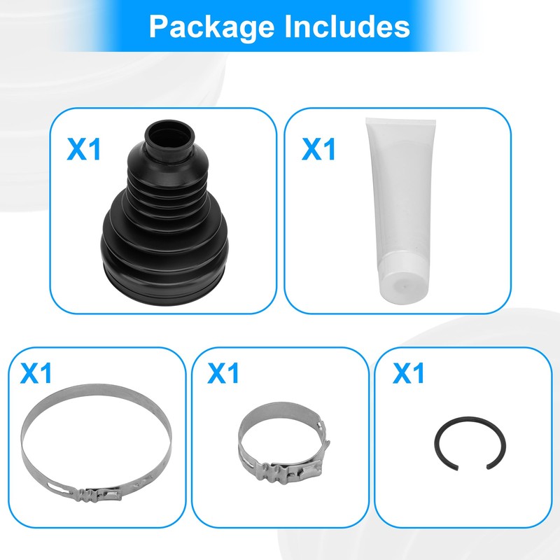 Compatible With Rhino 2.0 CV Front/Rear Axle Replacement Boot Kit