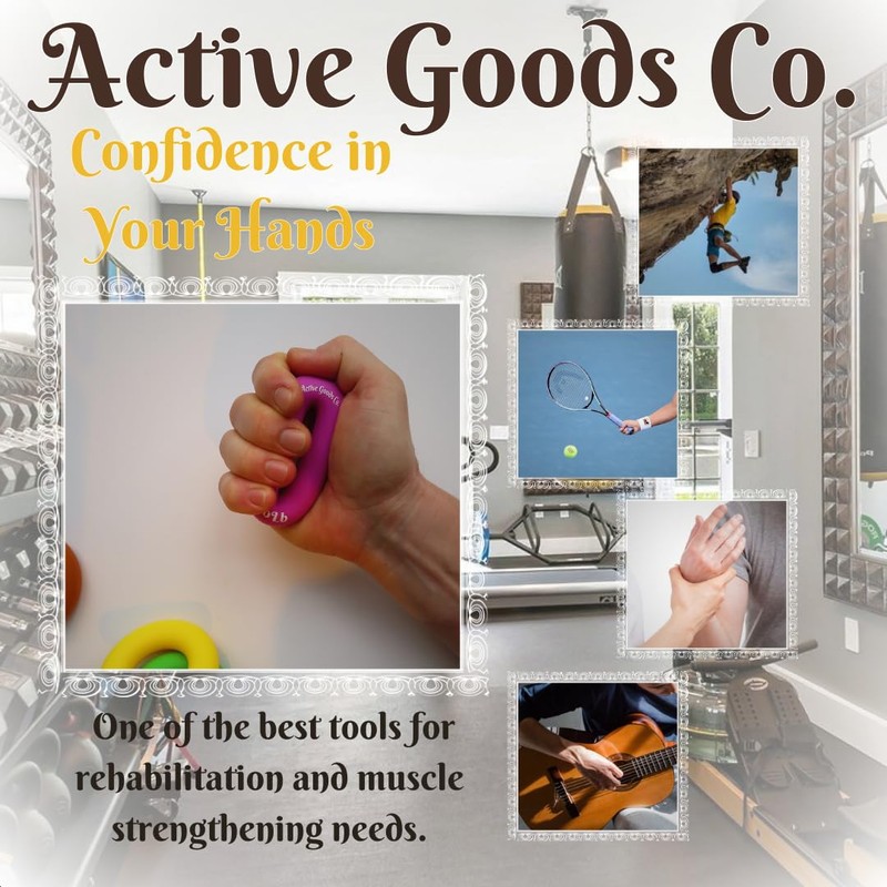 ActiveGoodsCo Hand & Forearm Exerciser - Single ring or Set,