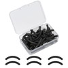 Pack of 50 Eyelash Curler Rubber Pads with Transparent Storage