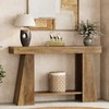 Tohomeor 47.24" Farmhouse Entryway Console Table, Narrow Sofa Table Behind