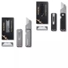 WORKPRO Premium Titanium Utility Knife, CNC Unibody Black/Gray w/10 Extra