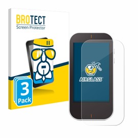 BROTECT Protective Glass for Garmin Approach G80 (Pack of 3) Protective Film Tempered Glass [Extremely Scratch-Resistant 9H, Anti-Fingerprint, Ultra Transparent]