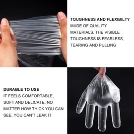 Veterinary gloves, long gloves, 10 pieces veterinary gloves, extra long, disposable gloves, long gloves, disposable gloves, gloves for livestock insemination, transparent household cleaning