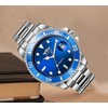 MASTOP Men Automatic Mechanical Watches Full Steel Waterproof Mens Watches
