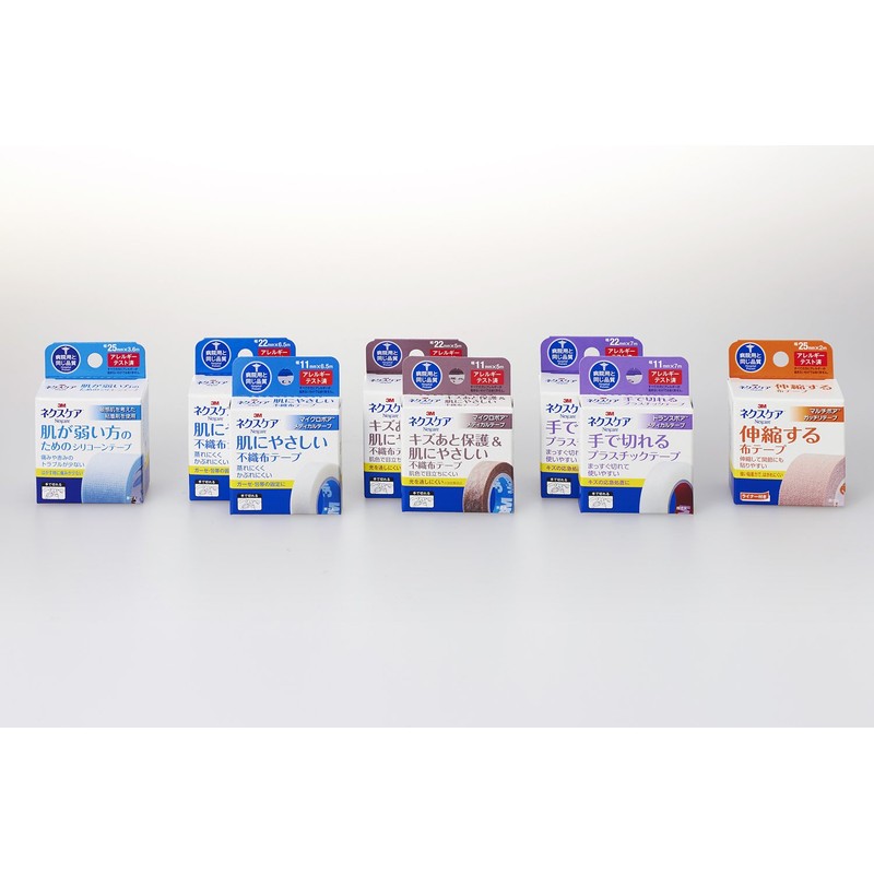 ネクスケア 肌が弱い方のためのシリコーンテープ 25mm
