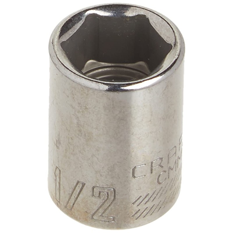 CRAFTSMAN Shallow Socket, SAE, 3/8-Inch Drive, 1/2-Inch, 6-Point (CMMT43003)