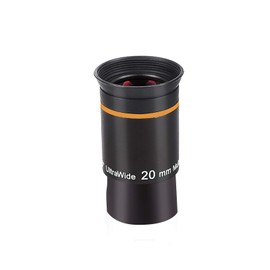 66-Degree Ultra Wide Angle Eyepiece for Telescope (20mm) Telescope Eyepiece Fully Green Coated 1.25 inches Telescope Accessories Set
