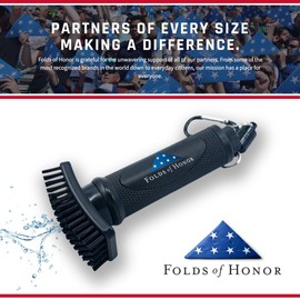 Folds of Honor Special Edition Grooveit - cepillo para polvo de agua para palos de golf