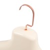 Ciieeo Wide Shoulder Hanger 15.15 Inch Plastic Coat Hanger with