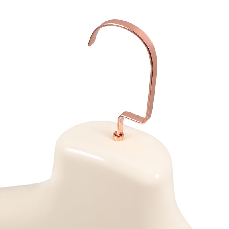 Ciieeo Wide Shoulder Hanger 15.15 Inch Plastic Coat Hanger with