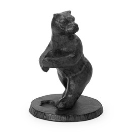 DreamsEden Unique Pen Holder, Cast Iron Bear Pen Stand Desk Ornaments for Men Office