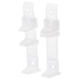 Prime-Line N 6564 Self-Adjusting By-Pass Door Bottom Guide (2 Pack)