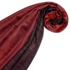 Lorenzo Cana Women's Reversible Scarf 100% Cashmere Woven Two-Tone, black/red