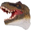 Dinosaur Puppet Rubber Portable Nontoxic Durable Wearable Hand Painted Craft