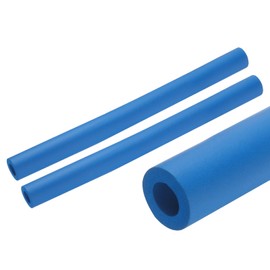 sourcing map 2pcs 10" Pipe Insulation Tube 1/2 Inch(12mm) ID 7/8 Inch(22mm) OD Foam Tubing for Handle Grip Support, Blue