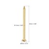 sourcing map 60pcs Small Hardware Brass Nails 1.5 mm x