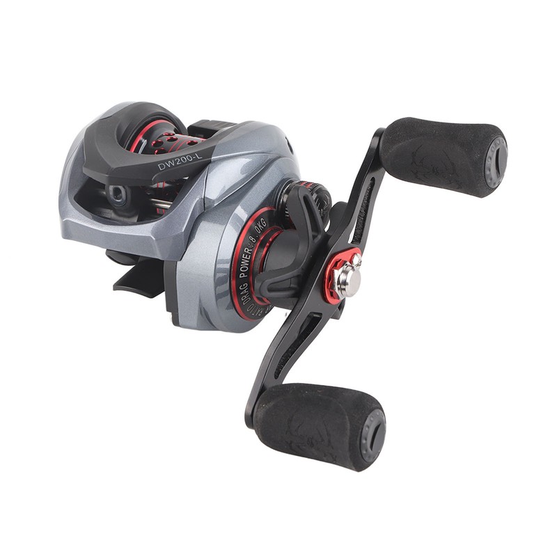 DW200 Baitcasting Reel Metal Micro Cup Spool 7.2:1 18+1BB Double