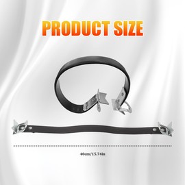 Rebvugr Car Battery Carrier Strap, Car Battery Carrier, Metal Heavy Duty Battery Strap with Auto Lifter Handle, Universal Automotive Battery Lifter Accessories for Car, SUV, Truck, RV (Black