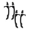 4PCS Black Exterior Door Handle Front Rear Left Driver Right