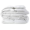MEDIUM WARMTH White Down Alternative Comforter With Space Saver Storage