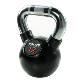 Valor Fitness CKB-12 Chrome Kettlebell, 12 lb