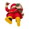 Kurt Adler 11-Inch Fabriché Fireman Santa with Wreath and Hose