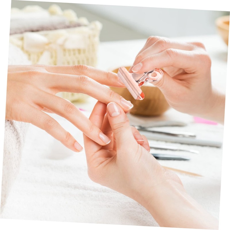 Beavorty 48pcs Nail Extension Clips Manicure Clamps for Gel Nail