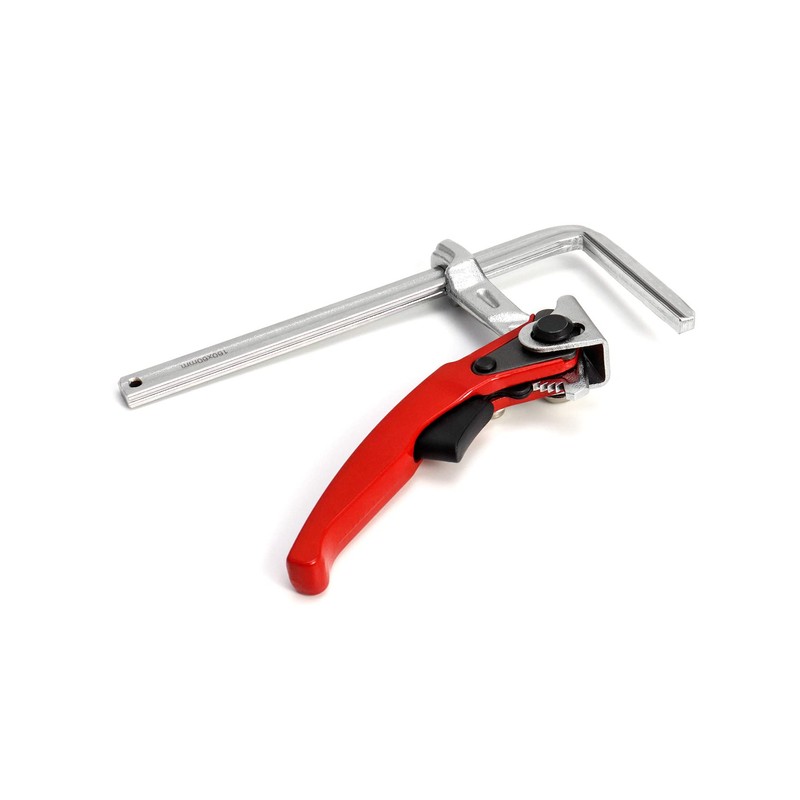 QWORK Ratcheting Table Clamp, 4 Pack Quick Release Bar Clamp