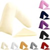 BuzzBuy V shaped pillowcase cover, 100% Poly-cotton Back & Neck
