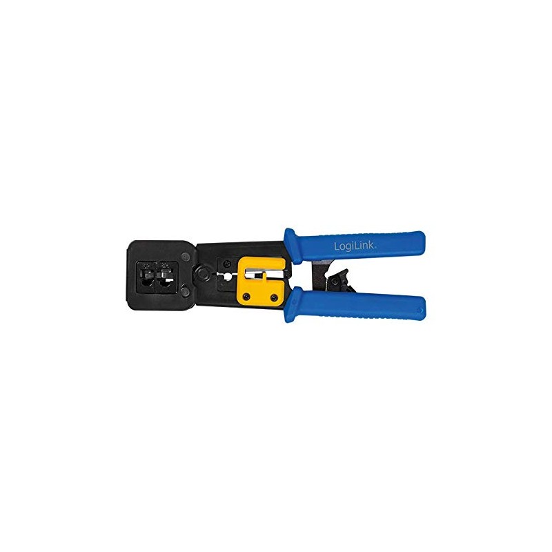 LogiLink Professional Crimping Tool for RJ11/12/45/EZ Connectors with Cutter