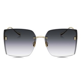 BOLON Women Elegant Oversize Square Nylon Lens Non-Polarized UV400 Sunglasses BL7201 (Gold/Gradient grey, Millimeters, 60)