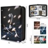 Football Card Holder,r 4 Pockets - 100 Pages Holding 400